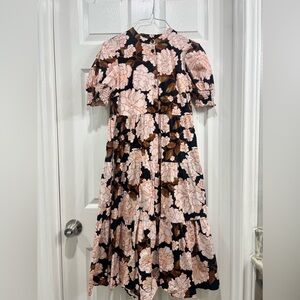 Who What Wear Black dress with pink flowers